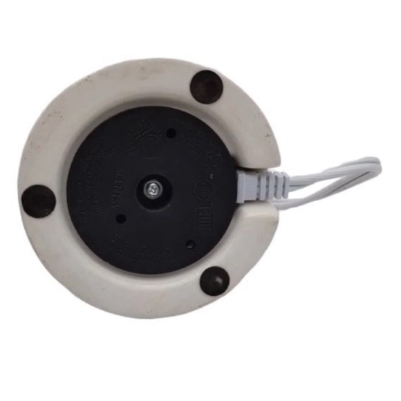 Scentsy Wax Warmer Base Replacement Ceramic Retro Orange Print - Picture 4 of 4